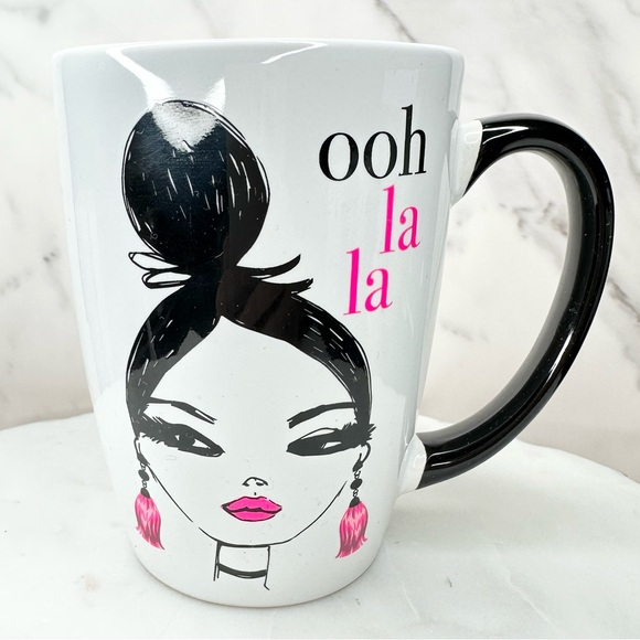 Sip of Art Ceramic 15 oz Mug Ooh La La NWOT - Picture 2 of 6